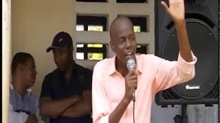 VIDEO: Haiti - President Jovenel Moise di Electricite 24 sou 24 Les Irois, Route Tiburon Les Irois pwal fet