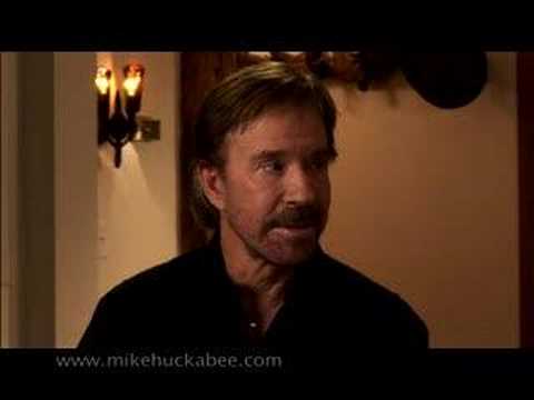 Chuck Norris and Mike Huckabee