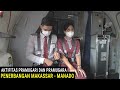 Intip Aktifitas Pramugara dan Pramugari Cantik Lion Air Dalam Pesawat Rute Makassar - Manado