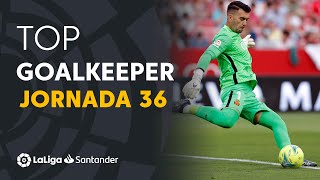 Laliga Best Goalkeeper Jornada 36 Manolo Reina