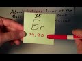 Calculating Atomic Mass Using Isotopes