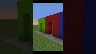 Minecraft Mysterious Doors #Shorts