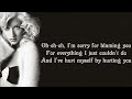 Christina Aguilera - Hurt Lyrics Video