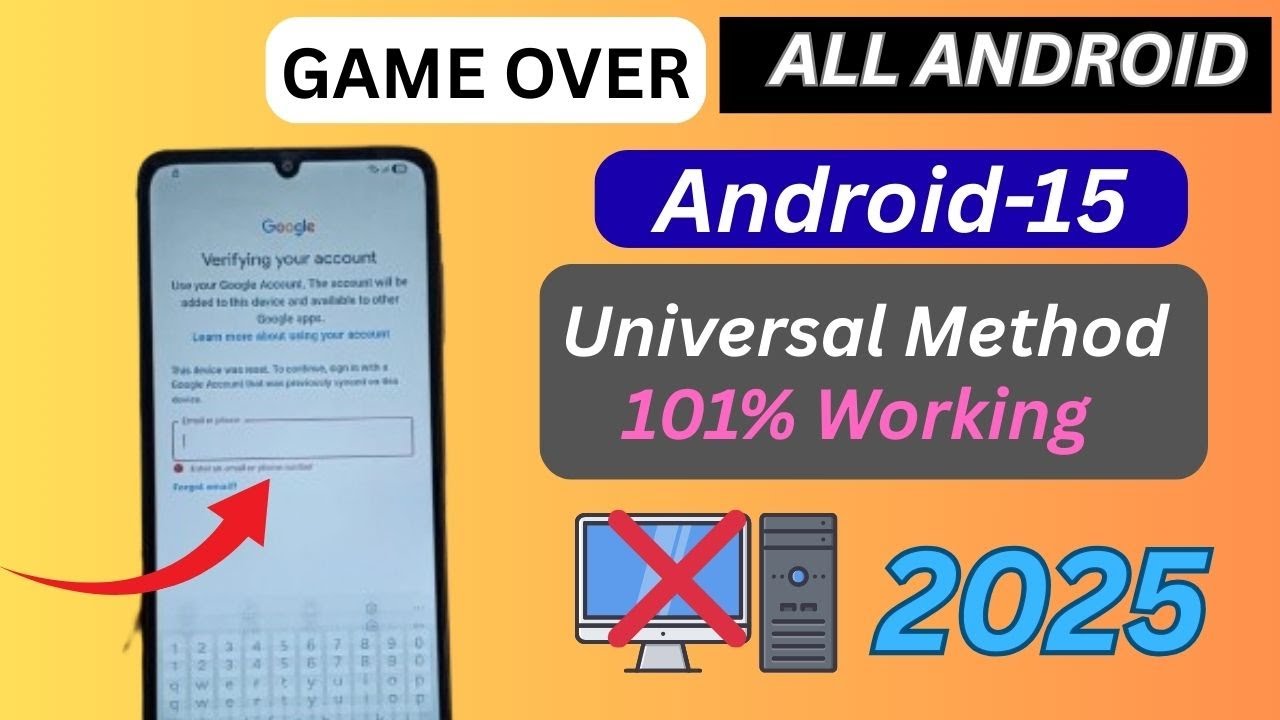 “All Android 15 FRP Bypass 2025 | No PC, No App | 100% “All Android 15 FRP Bypass 2025 | No PC, No App | 100%