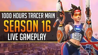 Overwatch Season 16: Tracer Main Competitive Gameplay Live! #11