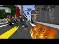 Minecraft | CITY RIOTS! | MASSIVE GRIEF ON CITY!