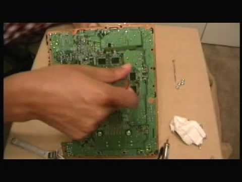 Fix an xbox 360 with Red Ring Of Death ~ e74 ~1 red light -- PART 2