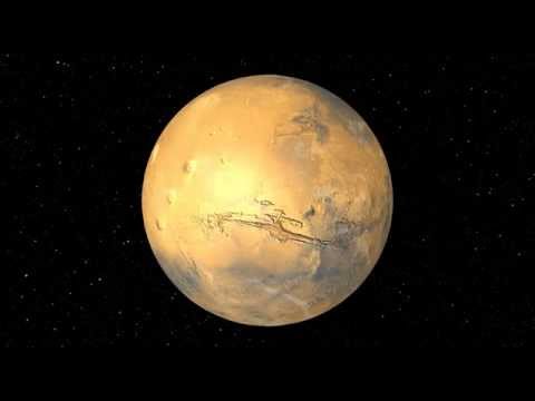 Rotation de la planète Mars