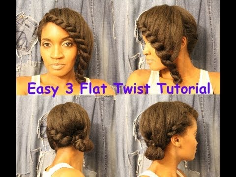 flat twist hair pictures