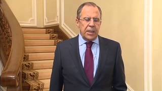 заявление С.Лаврова в связи с трагедией в Донецке 22.01.2015