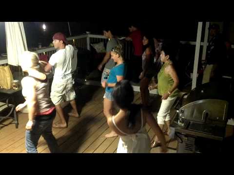 wobble line dance Partin Fam & Friends