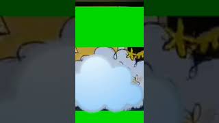 Fight Cloud Green Screen Emoji