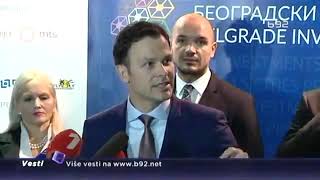 Cedef - Belgrade Investment Days 2016, Mayor Siniša Mali, Cedef President Prof. Ana Bovan