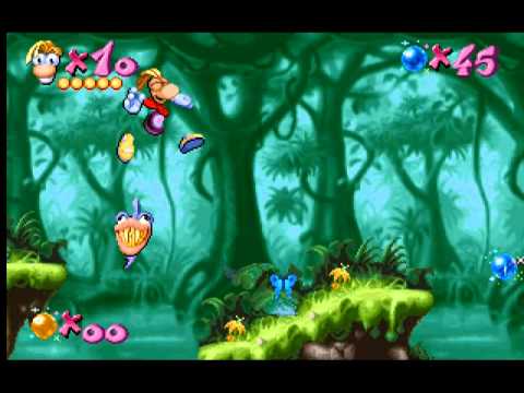 Rayman Gold (designer) Level 324 Junglemania walkthrough