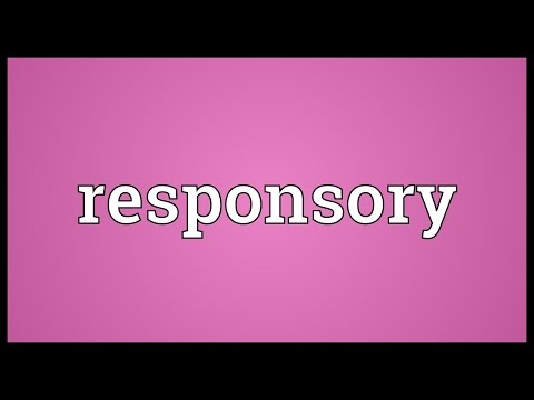 Header of responsory