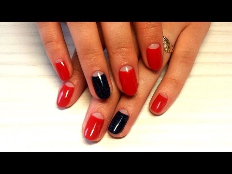 Уроки гель лака лунный маникюр Уроки гель лака лунный маникюр