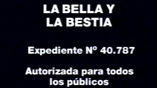 La Bella Y La Bestia Vhs 1993