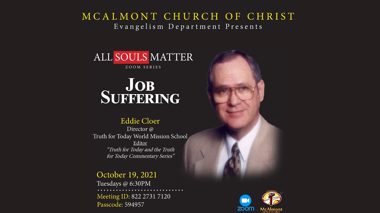 ALL SOULS MATTER | JOB SUFFERING | EDDIE CLOER | 10/19/21