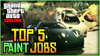 Gta 5 - Top 5 Paint Jobs & Y Colour Designs Best Gta 5 Online Paintjobs