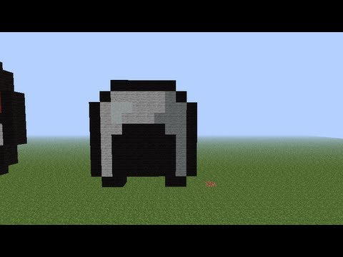 minecraft pixel iron helm