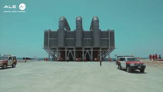 World's largest evaporator load-in, Saudi Arabia