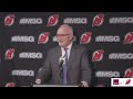 Hischier, Haula, Smith and Coach Ruff on the end of the 13-game win streak | NEW JERSEY DEVILS