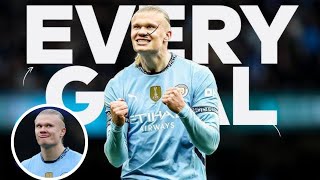 All Goals Every Erling Haaland Goal From The 2024-25 Premier League Season
