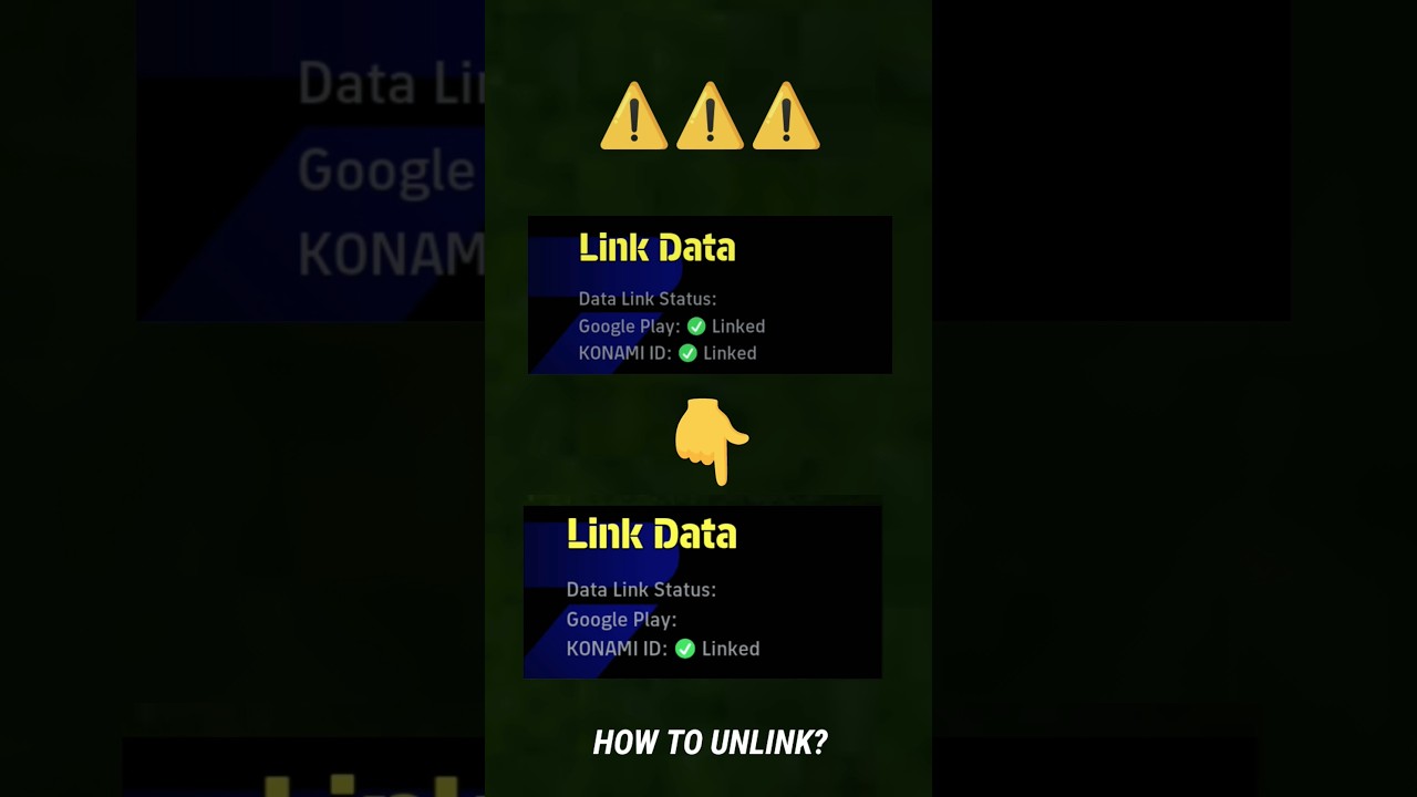 How to unlink google play account in efootball | How to unlink google play account in efootball |