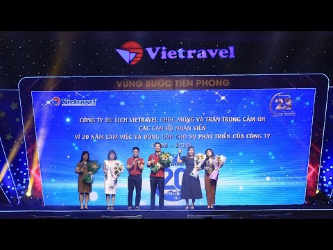Vinh danh cán bộ nhân viên đồng hành cùng Vietravel trong suốt 20 năm | Vietravel