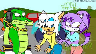 Sonic Girls Farting Comics Work Is Work Voiced