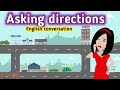 Asking and giving directions in English | English conversation | Learn English | Sunshine English