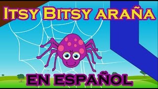 Itsy bitsy Araña en español, Musica para niños, musica infantil, nursery rhymes