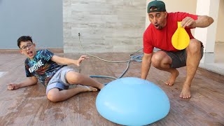 Fizemos Uma Competição Com Balão De Água