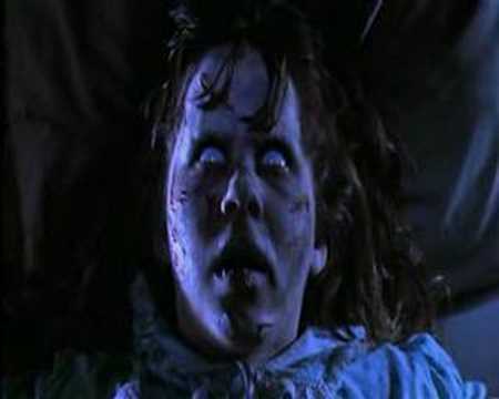 EXORCIST - REGAN POSSESSED BY COWARDLY LION hilarious !!