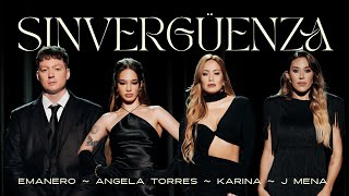 Emanero, Karina, J Mena, Angela Torres - Sinvergüenza (Official Video)
