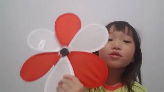Tutorial Merakit Kincir Angin Indonesia Asemble Single Red And White Pinwheel 082127888810