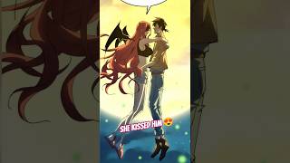 She Finally Kissed Him Hero X Demon Queen....