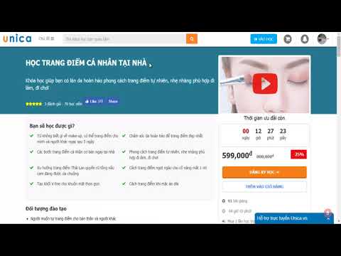 KHÓA HỌC HỌC TRANG ĐIỂM CÁ NHÂN TẠI NHÀ