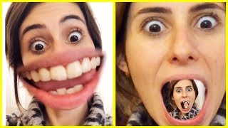 Instagram Yüzlerim Komik Eğlenceli Yüz Değiştirme Dila Kent