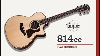 Taylor Guitars | 814ce | Playthrough Demo