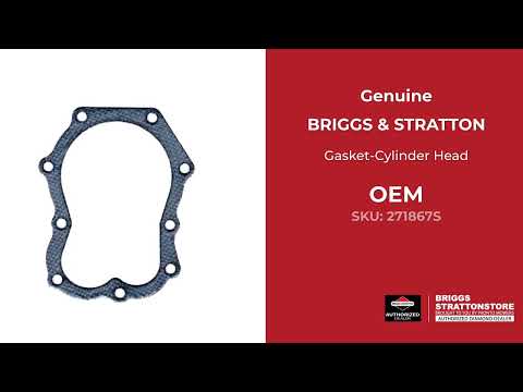 271867S Gasket-Cylinder Head - Briggs and Stratton - Genuine OEM Part 271867S Gasket-Cylinder Head - Briggs and Stratton - Genuine OEM Part