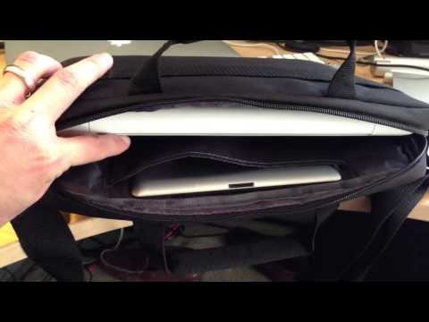 Review of the Case Logic 14.1 laptop + tablet (iPad) bag AUA314