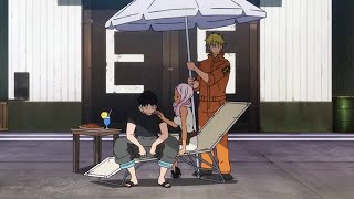 Hibana Feeds Shinra Fire Force English Dub