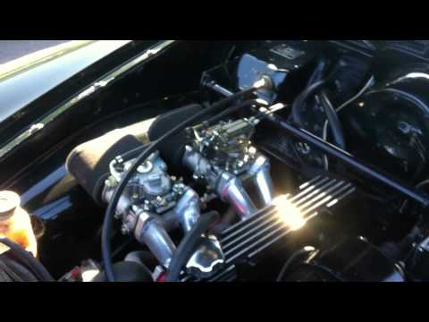 Modified Volvo Amazon B20 RSport engine with twin webers