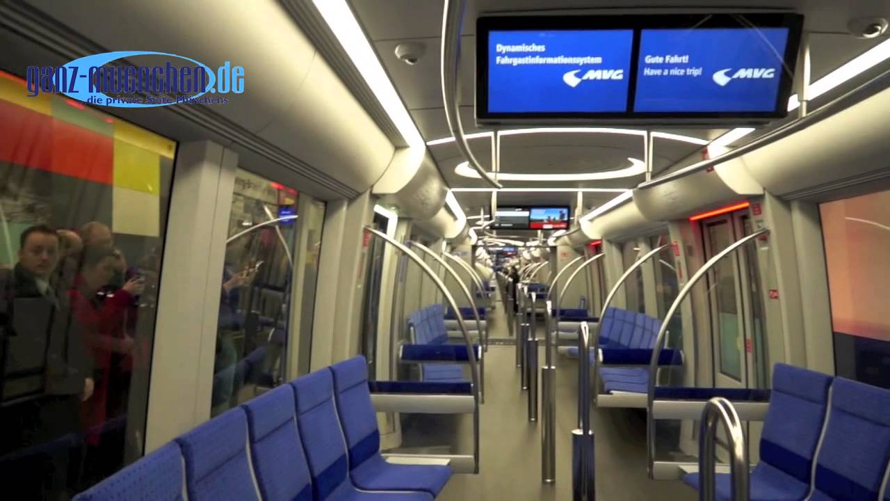 C2 Zug der UBahn München Vorstellung des neuen UBahn