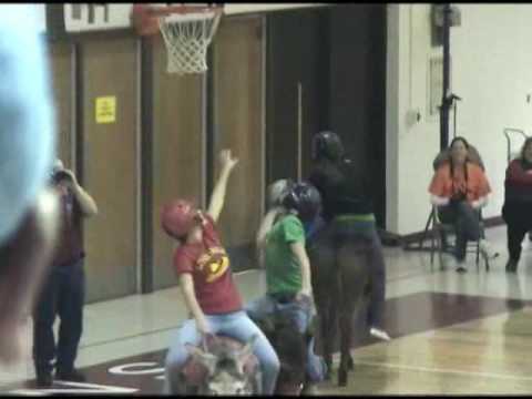 Menomonee Falls Highschool Donkey Basketball.