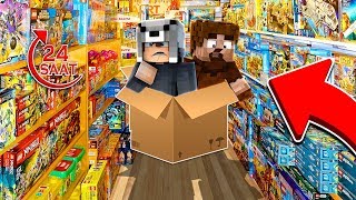 Faki̇r 24 Saat Oyuncak Dükkaninda Kaldi - Minecraft