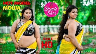 Saree Lover Model Moumita Saree Video Outdoor Saree Fashion Bong Saree Sundori Blonde Divas