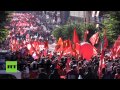 Thousands protest in Rome over ‘anti-job’ reforms