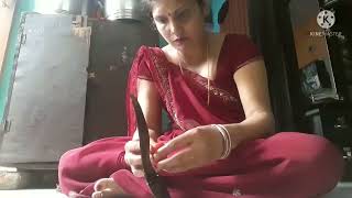 Bhabhi Cleaning Vlog In Sari Vegetablecutting In Sari